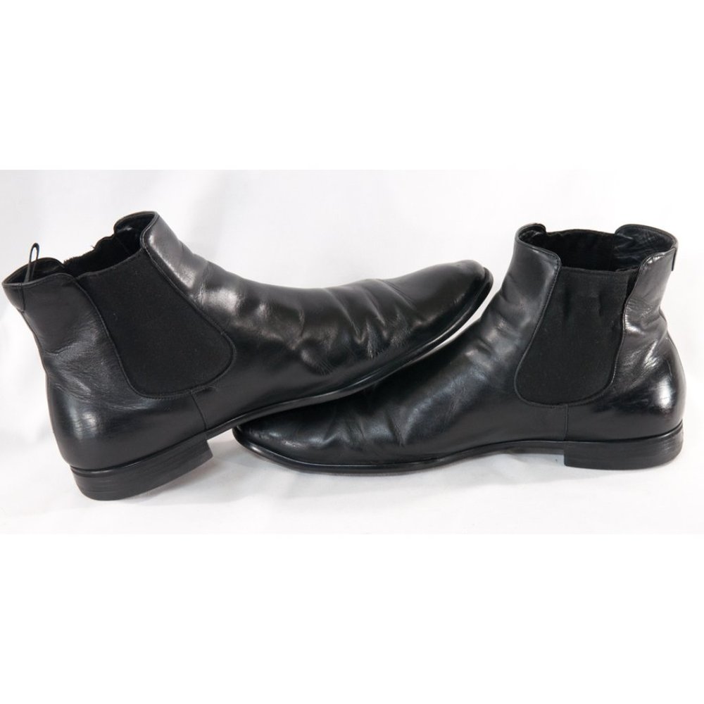 💥Host Pick!  Prada blk mens Chelsea boots  12 US - Picture 5 of 11